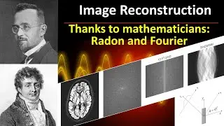 Filtered backprojection (FBP) for image reconstruction: central section theorem, Radon & Fourier