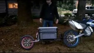 moto-mule dual sport adventure cargo trailer up close