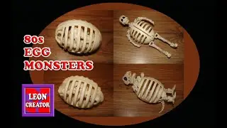 80s Bandai EGG MONSTERS/TAMAGORAS - with Leon Hills - LEON CREATOR