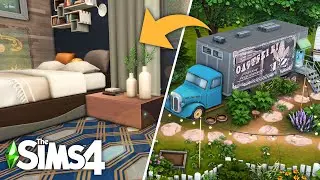 Box Truck Converted into a Tiny Home // The Sims 4 Speed Build