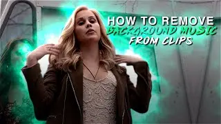 how to remove background music from clips in premiere pro | clewxdre