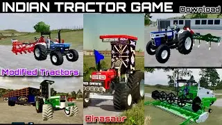Farming Simulator 2023 Mods Indian Tractor Game Download || JATTMIND WALA ⚠️