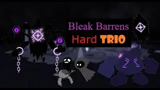 (Full Footage) Bleak Barrens Hard TRIO Win (Strategy in the Description) || [Roblox] Tower Heroes