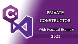 Private Constructor in C# With Practical Example in Hindi. C# Tutorial for beginners