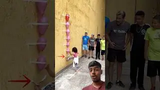 do not try this challenge at home 💀 #challenge #fun #balloon