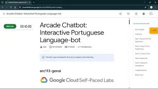 Generative AI: Go Portuguese | #qwiklabs | #ARC113