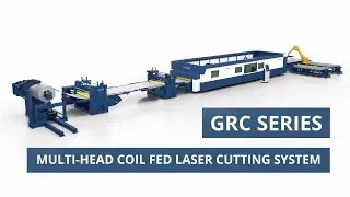 GRC Coil-fed laser cutting machine - Four Laser Head | Han's Laser