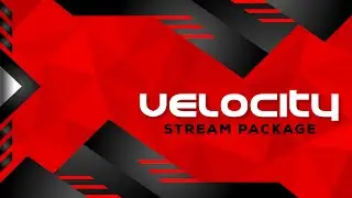 Animated Stream Overlay Package Velocity | Stream Designz
