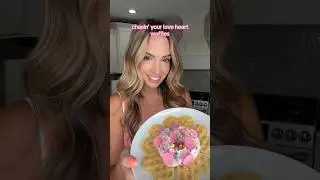 CHASIN’ YOUR LOVE HEART WAFFLES W/ PARIS’ HEART WAFFLE MAKER 💕🫶🏻 @ParisHilton @MeghanTrainor