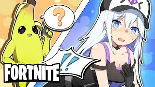 "The girl who played Fortnite for the first time seven years after its release" | animation