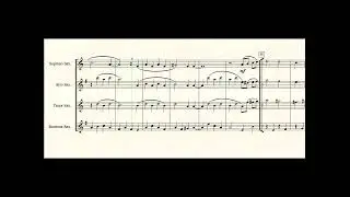 Sing, Sing, Sing for Saxophone quartet.