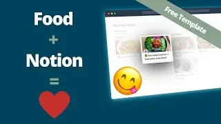 Meal Planning in Notion (with free Template)