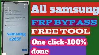 Samsung a20frpbypass2024|| A205f frp bypass&Global tool link