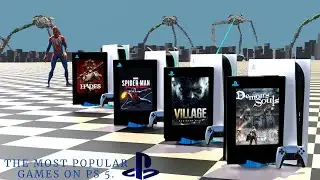 The most popular games on Playstation 5.