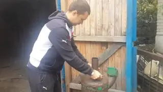 Как сделать котел длительного горения своими руками   затраты 30 Дол