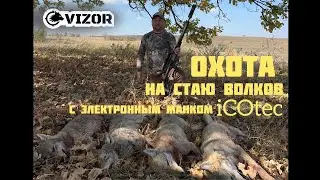 Охота на волка. Охота на волков с электронным манком.Попал в самое логово!!!