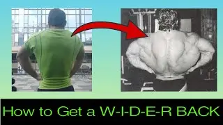 GET A WIDER BACK (4 Exercises For The TERES MAJOR)