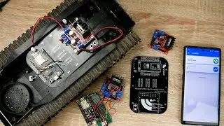 [Micropython] Control RC Tank over the Cloud // Project 