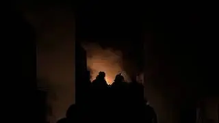 В Домодедово горит автосервис на площади 1 000 кв.м