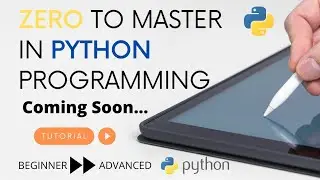 #zerotomasteryinpython New Series Releasing on 21/01/2022