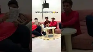 GAYS AROUND MEN vs WOMEN 🤫😶‍🌫️🤣 #honeyimmhome #lgbt #gayfacts