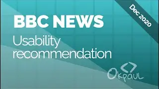 BBC News - Usability recommendation
