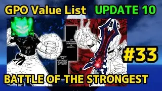 NEW GPO VALUE LIST UPDATE 10 #33 WORLD ENDER VS RESSURECTED BAAL HEAD