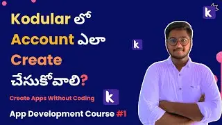 How to Create Account in Kodular & Create Android Apps with Kodular without Coding | Create Apps