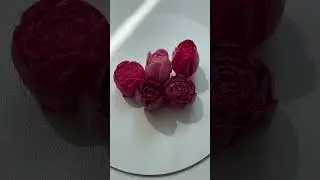 М'які їстівні квіти для торту #shorts