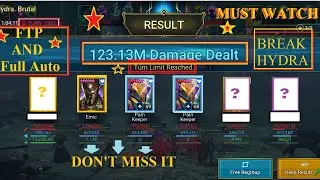 MUST WATCH Full Auto Taunt Team With Emic Raid Shadow legends