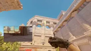 Full smokes b from b long  de_anubis #cs2 #cs2smokes #gaming #cs2gameplay