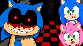 Sonic and Amy play Five Nights at Sonic's (Night 1)