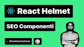 JAMstack SEO: React Helmet ile SEO Componenti Oluşturma