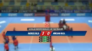 AKKUŞ BLD. - NİKSAR BLD. ALPASLAN ENDÜSTRİ ERKEKLER 1.LİGİ YARI FİNALLERİ