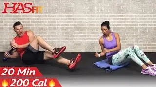 20 Minute Ab Workout for Women & Men - 20 Minute Abs Workout for People Who Get Bored Easily at Home
