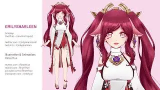 Vtuber : Emilysharleen - Yae Miko Cosplay