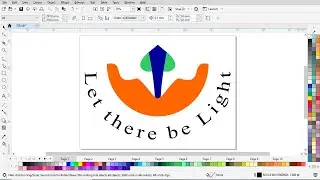 Let there be Light Logo Design in Corel DRAW