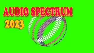 Audio Spectrum Green Screen New Designe 2023