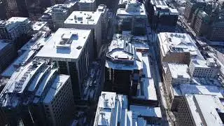 Aerial View of Ottawa February 5 2022, 2h45pm to 3pm
