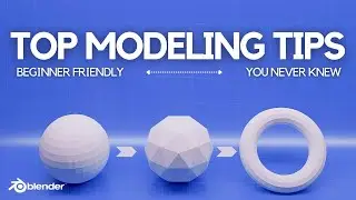 Quick Top modeling tips Blender 3D