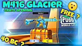 M416 Glacier crate opening 🔥 | M416 Glacier reedem code 🥵 | M416 Glacier Free mai kaise le 😈