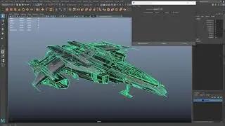 Maya 2022  - Game Vertex Count Display