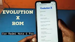 Install Evolution X ROM on Redmi Note 6 Pro