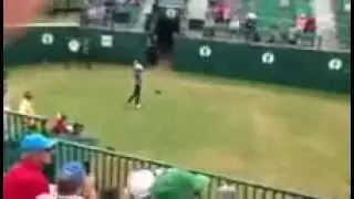 Jimmy Mullen 1st Tee Muirfield. The Open 2013