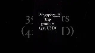 Singapore cheap Travel ~ #shortvideo #short