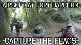 Airsoft at Fort Barchon - Capture the flags