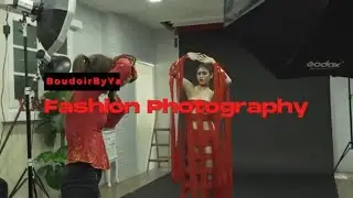 Fashion Studio shoot behind the scenes