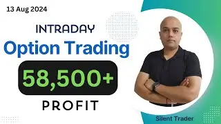 Intraday Live Trading  |  58500 Profit  | Banknifty  Option Trading | Nifty Option Trading 13 Aug