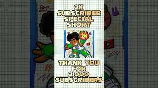 2K Subscriber Special Short #art #drawing #behindtheskecthes #2dsstudios #2k #spacejam