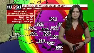 Hurricane Ida coverage 2 hours before landfall
